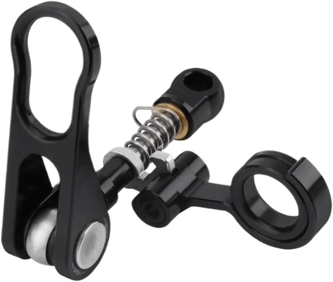 Aluminum Alloys Bike Seats Tube Clamp Adjusting Seats Post Clamps(Black)