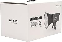 Vista 7 de amaran 200dS LED Video Light, 200W Studio Light Bluetooth App Control CCT 5,600k 0-100% Brightness Control 8 Pre-Programmed Lighting Effects DC/AC