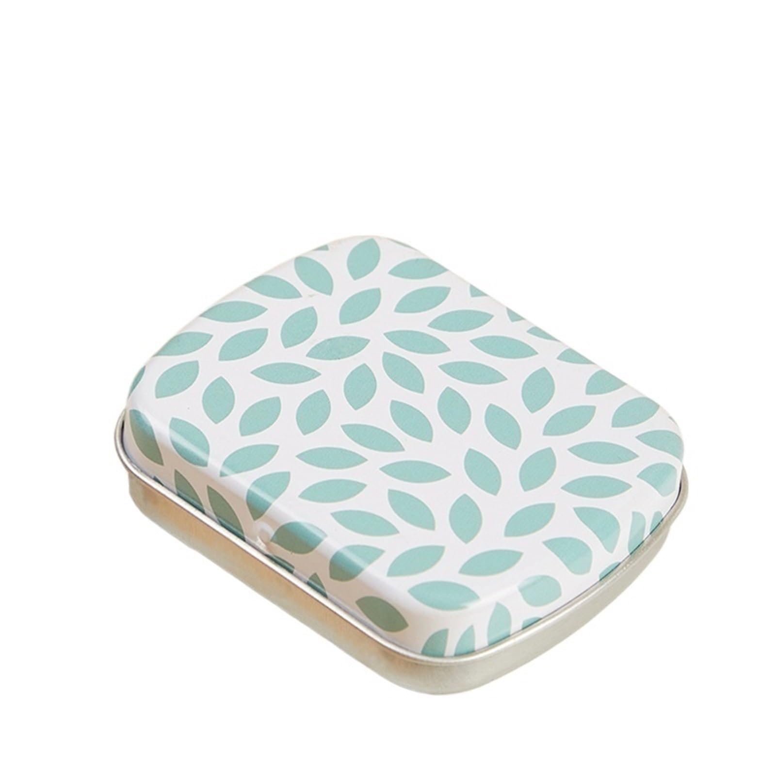 aluminum tin can, Hinged Rectangular Metal Storage Tin Box With Lid, Multicolor, 60x45x15mm, 10-Pack(Color 4)