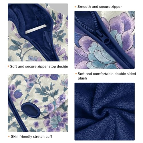 CHIFIGNO Cute Boys Fleece Jacket Winter Jacket Warm Winter Outwear with Pockets for Toddler and Kids3