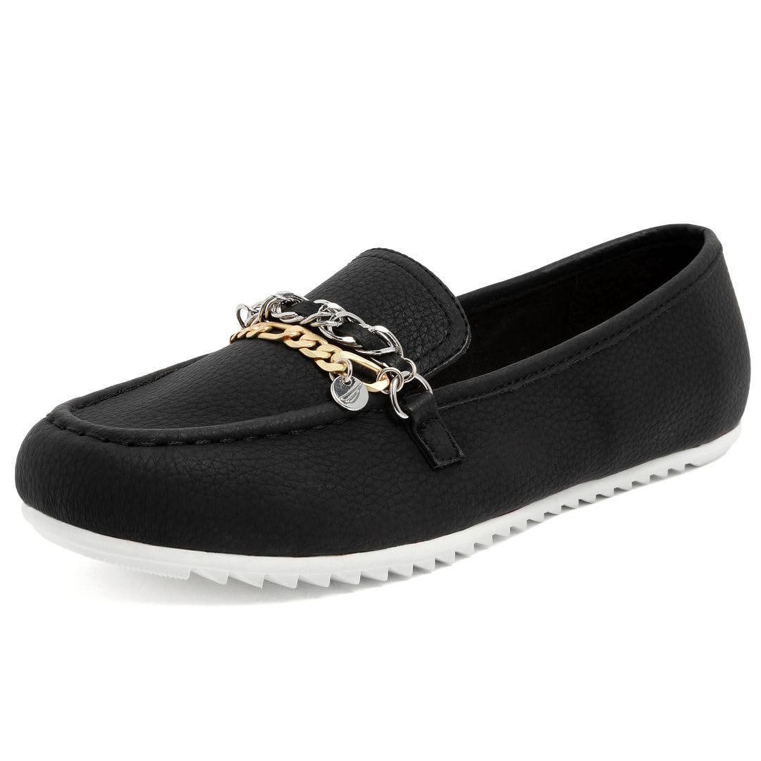 Photo 1 of Nautica Women's Loafers - Black Vegan Suede Slip-On Size 10