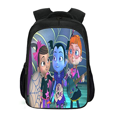 Mochila De Los Niños  Niña Vampiro Escuela Primaria Multi Funcional Bolsa Usable Alta
