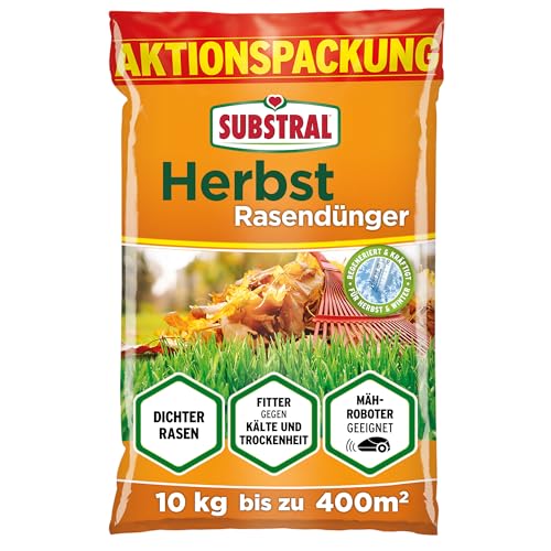 Substral Herbst Rasendünger, 6,25 kg Sack, kaliumreicher Spezial-Rasendünger...