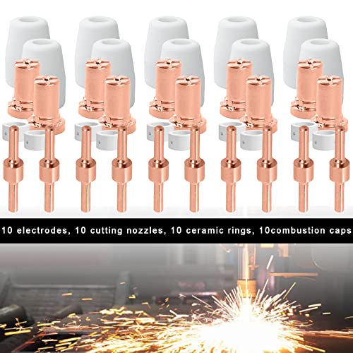 Plasmasnijder Parkside mondstuk verbruiksmaterialen Parkside Tip plasma-mondstuk elektrode tip mondstuk verbruiksmateriaal voor Cut 30 40 50 - Afbeelding 4