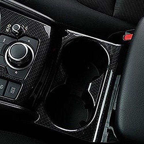 Portavasos para Mazda CX-5 2017-2024 Color Fibra de Carbono miniatura 3