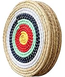 Swatlo Hand-Made Archery Targets for Backyard, Straw Round Bow & Arrow Target for Kids Youth Adult Indoor Outdoor Archery Shooting Practice ( 5 Layers Green)