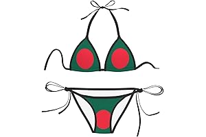 Bangladesh Flag Women's Sexy Mesh Bikini Set, Perfect for a Patriotic Swim