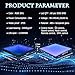 MKORMK Dance Floor Stage Lights Tempered Glass Infinity Mirror Panel 3D Effect Led Dance Floor for Wedding Party Customizable (3D+RGB-Magnetic, 25PCS(8.2FTX8.2FT))