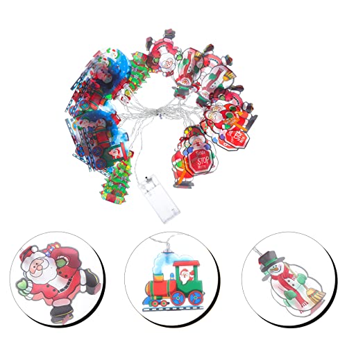 ibasenice 1 pc festivo elementos luz decoração de cordas pendurado decoração da lâmpada de corda de
