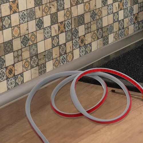 Moldura de pared autoadhesiva de PVC flexible rápida instalación 6