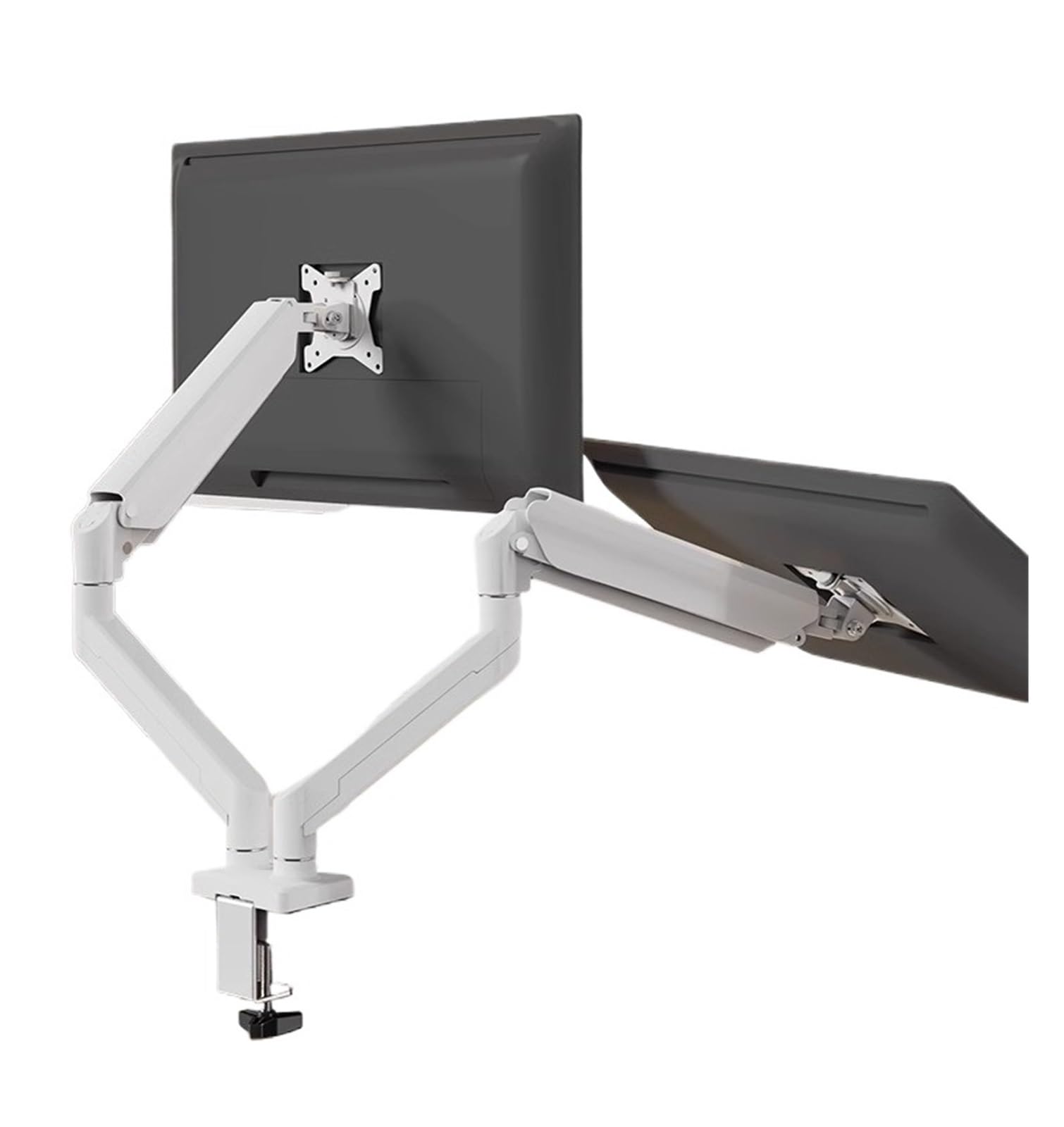 Ikpgbzxm Dualscreenpearlwhite Monitor Stand Robotic Arm Desktop Rotation(Dualscreenpearlwhite)