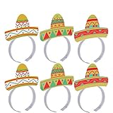 Unsere Sombrero-Stirnbänder sind ein absolutes Muss für eine Fiesta- oder Cinco de Mayo-Party.