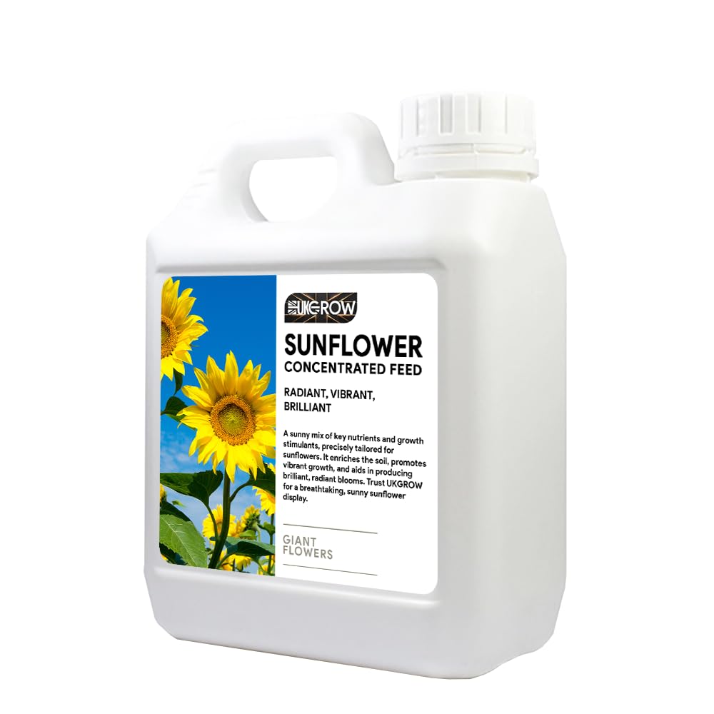 UK GROW Premium Plant Nutrient – Unlock the Full Potential of Your Plants! (1Ltr, Sunflower)