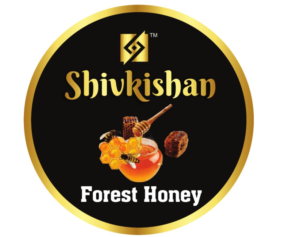 Image of Shivkishan Forest Honey, Pure Raw Unprocessed Natural Honey, Immunity Booster, No Additives, No Preservatives, 400g Serving Size