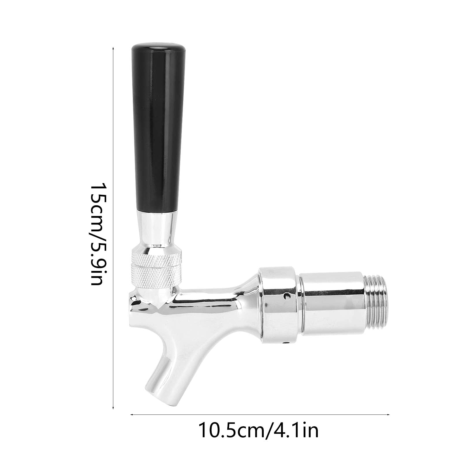 QANYEGN Beer Tap, Draft Beer Keg Tap, Draft Beer Tower Faucet Dispenser, G5/8in Beer Tap for Homebrew Beer Kegging