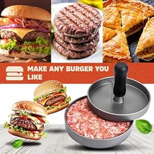 Stainless Steel Meat Grinder for KitchenAid Mixer Meat Grinder Sausage Stuffer Burger Press As Kitchen Aid Meat Grinder Attachment for Kitchenaid Stand Mixer Dishwasher Safe