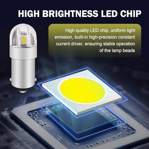 10 Bombillas LED BA9S WZP 6000K Blanco Frío 200lm miniatura 4