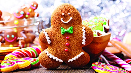 BAKETIVITY Kids Baking DIY Activity Kit - Bake Delicious Gingerbread Man Cookies With Pre-Measured Ingredients – Best Gift Idea For Boys And Girls Ages 4+