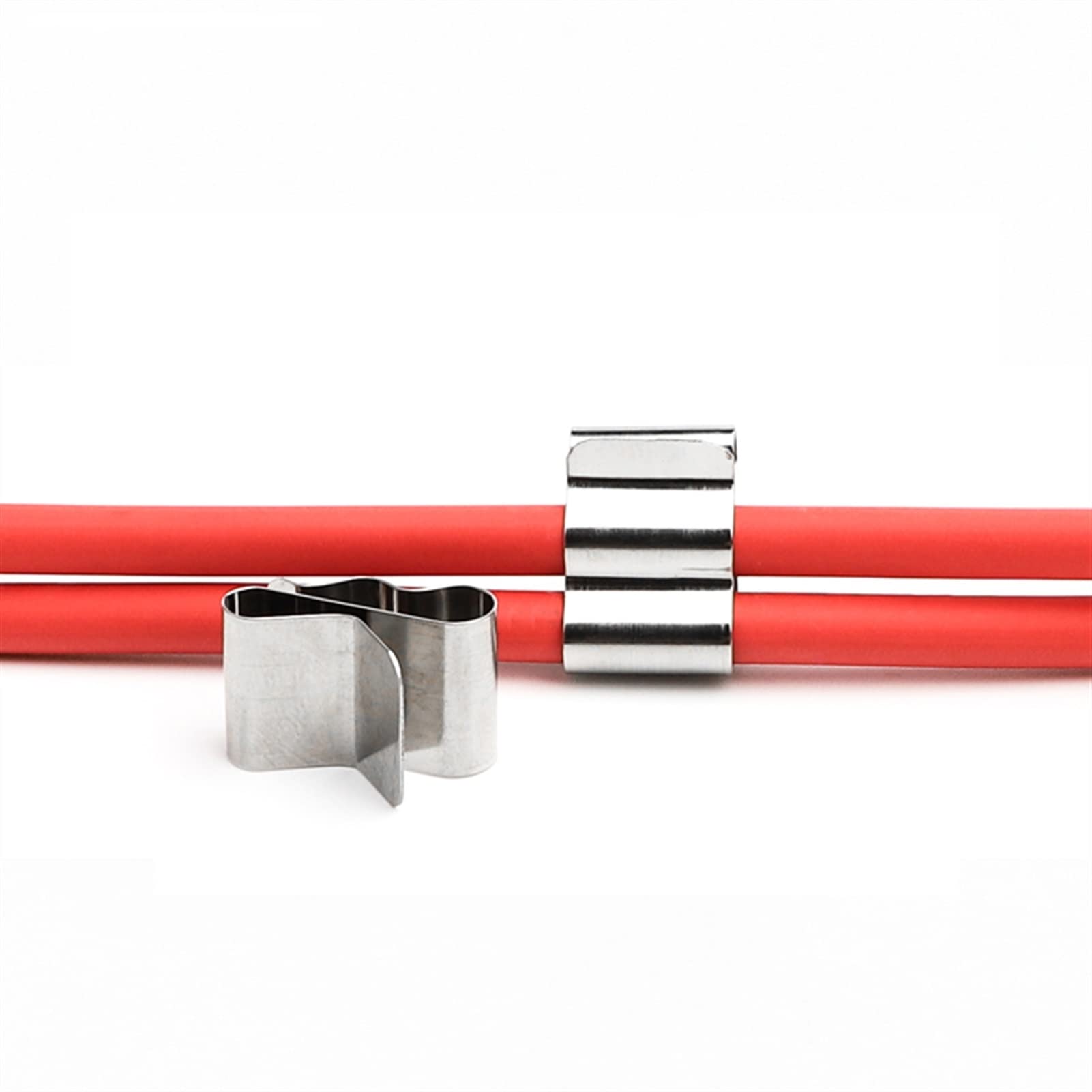 Clip per Cavo in Acciaio Inox in Acciaio Inox con Pannello Solare con Cornice per strutture solari (Size : 200 Pieces)