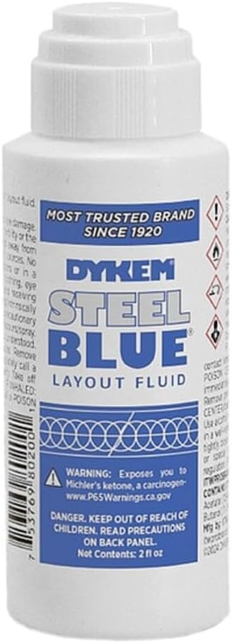 Dykem STEEL BLUE Layout Fluid (60 ml) (blue)