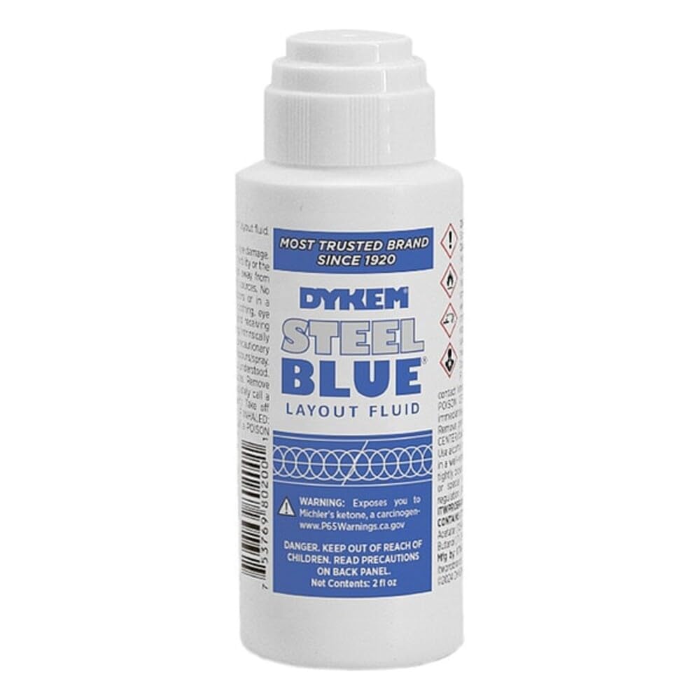 Dykem Blu Layout Fluid, 56,7 gram, Acciaio