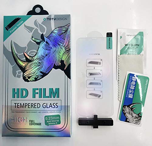 Iphone x/xs, Anti Blue ray Tempered Glass screen Protector, Totu Design