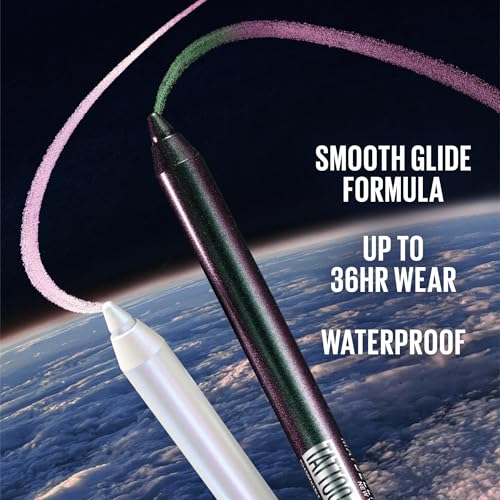Image of MAYBELLINE Tattoo Studio Long-Lasting Sharpenable Eyeliner Pencil, Glide on Smooth Gel Pigments with 36 Hour Wear, Waterproof, Aurora Flip, 1 Count