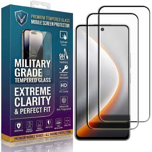 Image of PremiumTempered Glass for Tecno Pova 7 5G Screen Protector,9H Hardness,HD Clarity,Scratch-Resistant & Case-Friendly (Pack-2)