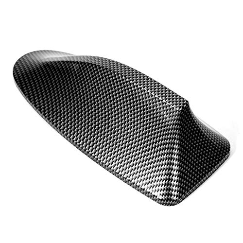 Antena de aleta de tiburón, aleta de coche de aleta de tiburón, aleta de coche, fibra de carbono, modificación del vehículo, techo, antena aérea, aleta de decoración Cover