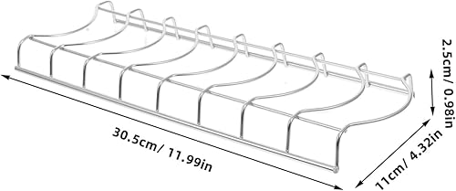 Miniatura 3 de Estante de secado de plato de acero inoxidable de una sola capa mini tazón de soporte para platos cuencos