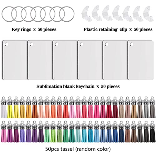 600 Pcs Sublimation Espaces Vides Rectangle Transfert Glands pour Loisirs Créatifs