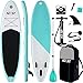 Stand Up Paddle Gonflable 10'-300x76x15cm (Ép) | Planche de Surf Cruiser SUP + Pagaie Réglable + Pompe Haute Pression + Sac à Dos Robuste + Leash Premium + Aileron Central Amovible + Kit de Réparation