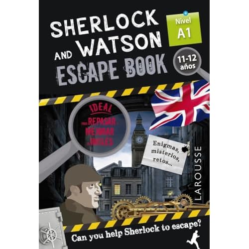 Sherlock & Watson. Escape book para repasar inglés. 11-12 años (LAROUSSE - Infantil / Juvenil - Castellano - A partir de 8 años)