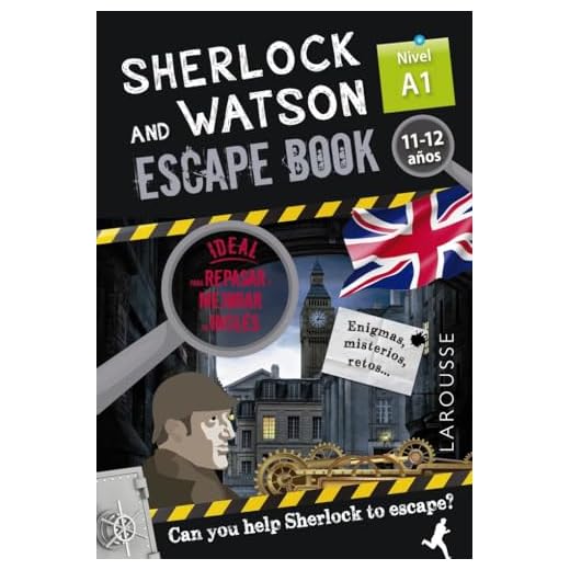 Sherlock & Watson. Escape book para repasar inglés. 11-12 años (LAROUSSE - Infantil / Juvenil - Castellano - A partir de 8 años)