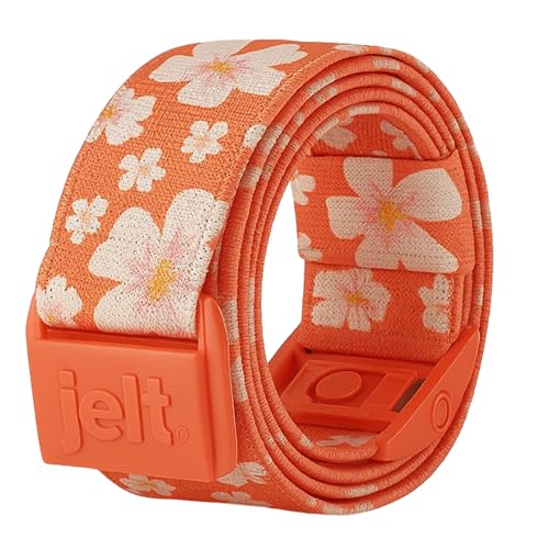 Image of JeltX Adjustable Elastic Belts for Men and Women, Non-Slip Stretch Belt with Magnetic Belt Buckle and Grippy Gel