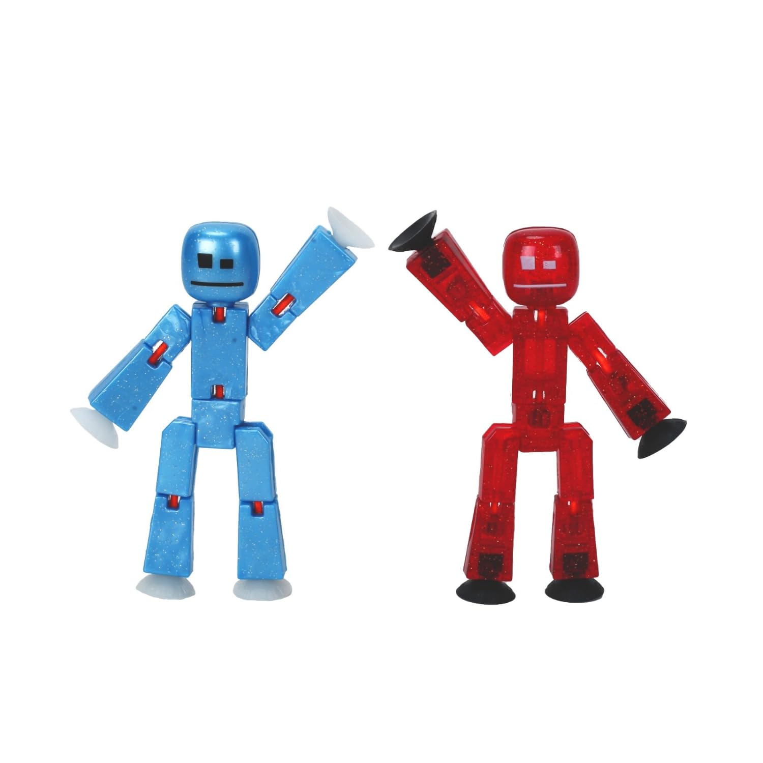 Amazon.com: Zing StikBot Dual Pack StarFrost Blue & Comet Red – 2