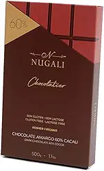 Chocolate Amargo 60% Cacau Nugali 500g