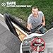 Sealegend Gutter Cleaning Tools for 2-1/2 in. Wet/Dry Vacuum Cleaner, Shop Vac Hose Attachments for Cleaning or Blowing Debris from Gutters Up to 5.6FT, Upgrade Lockout Design Shop Vac Accessories
