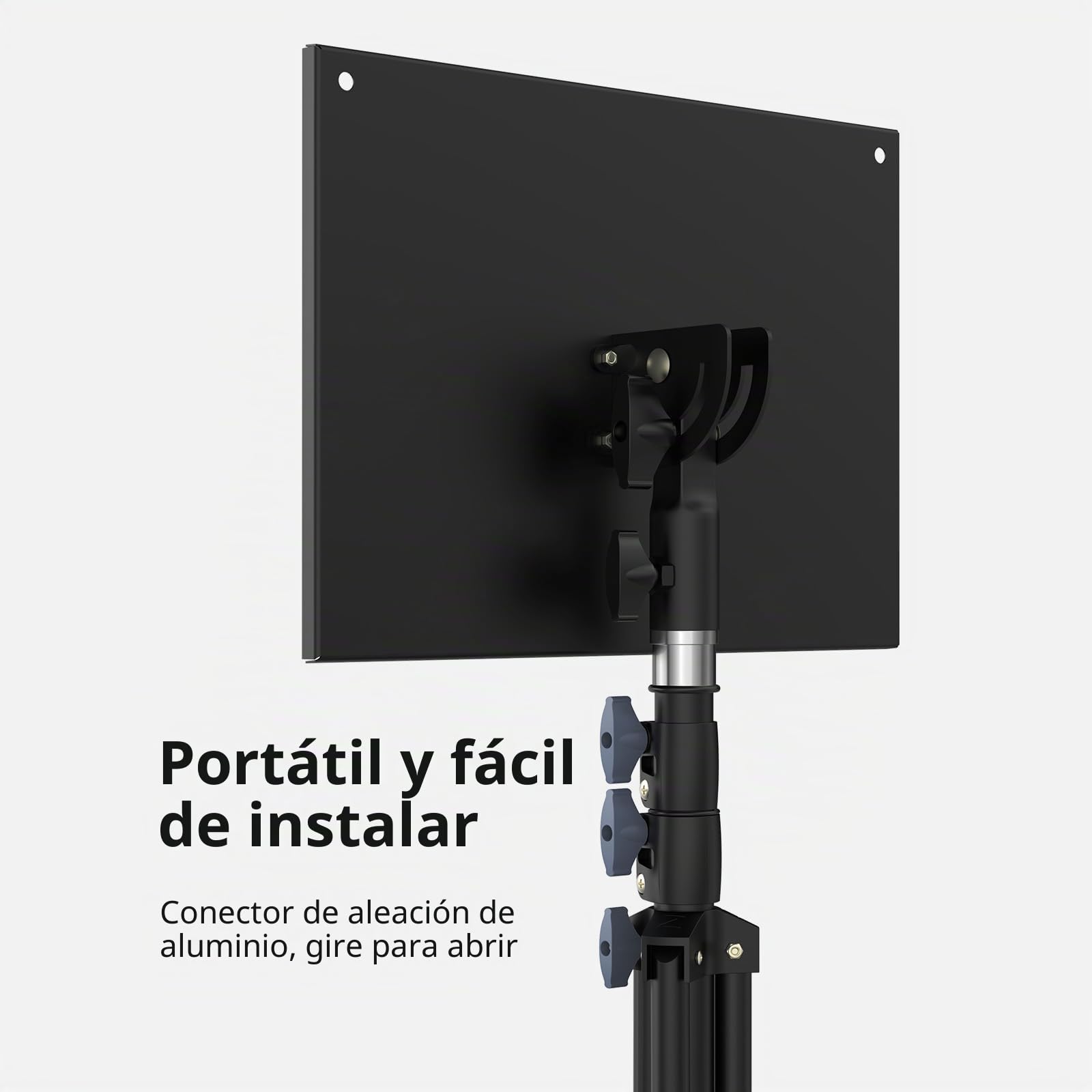 Soporte Proyector: Laptop Tripode Ajustable en Altura (60-115 cm), Base Estable para Proyector Portátil con Placa Plegable, Capacidad de Peso 10KG, Ideal para Cine en Casa, DJ, Aula y Oficina