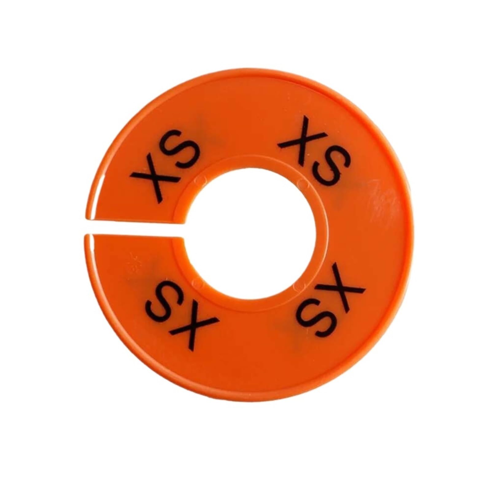 30pcs Blank Clothing Size Dividers Round Hanger Tags for Closet Organizer