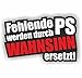folien-zentrum Fehlende Ps Wahnsinn Shocker Hand Auto Aufkleber JDM Tuning OEM Dub Decal Stickerbomb Bombing Fun