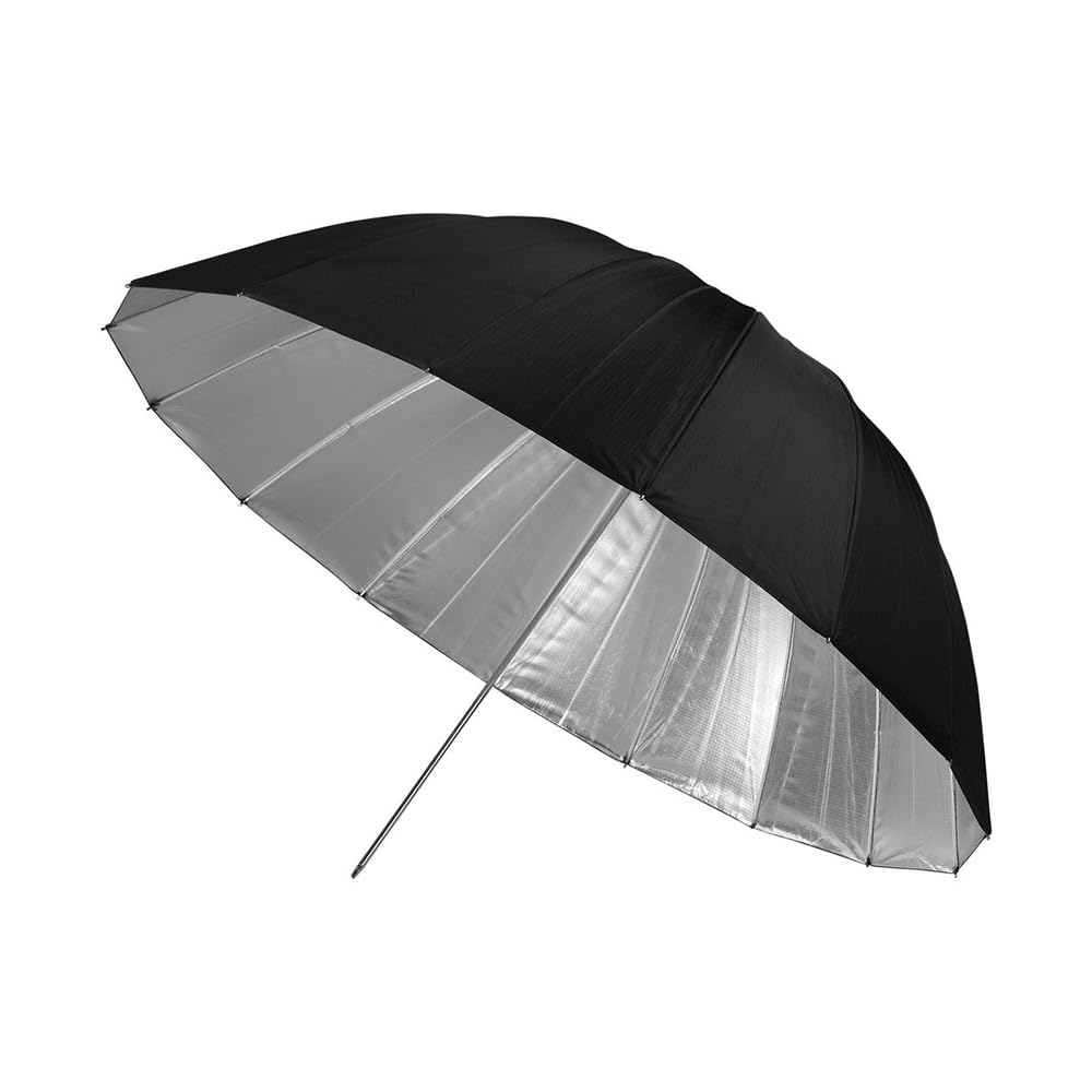 Westcott 43in. (109cm) Apollo Deep Umbrella with Silver Reflective Bounce Interior…
