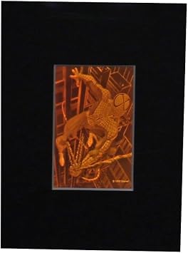 3D Spiderman Matted Hologram Picture, Collectible Photopolymer Film