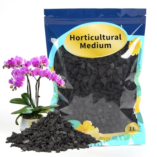 Doter Horticulture Charcoal for Plants 1qt Activated Hardwood Charcoal as Soil Amendment for Bonsai Succulent Terrarium Supplies Indoor Plant Potting Soil