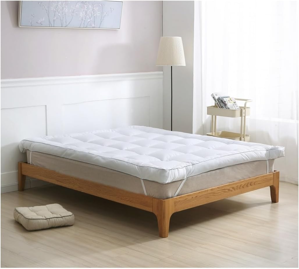 Casa D'or Red Gel Mattress Topper - Cooling Gel, Dual Layer, Soft, King Size 150Cm X 200Cm