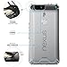 Nexus 6P Case, POETIC Affinity Series Premium Thin/No Bulk/Protection Where its Needed/Clear/Dual Material Protective Bumper Case for Huawei Nexus 6P (2015) Frosted Clear/Clear