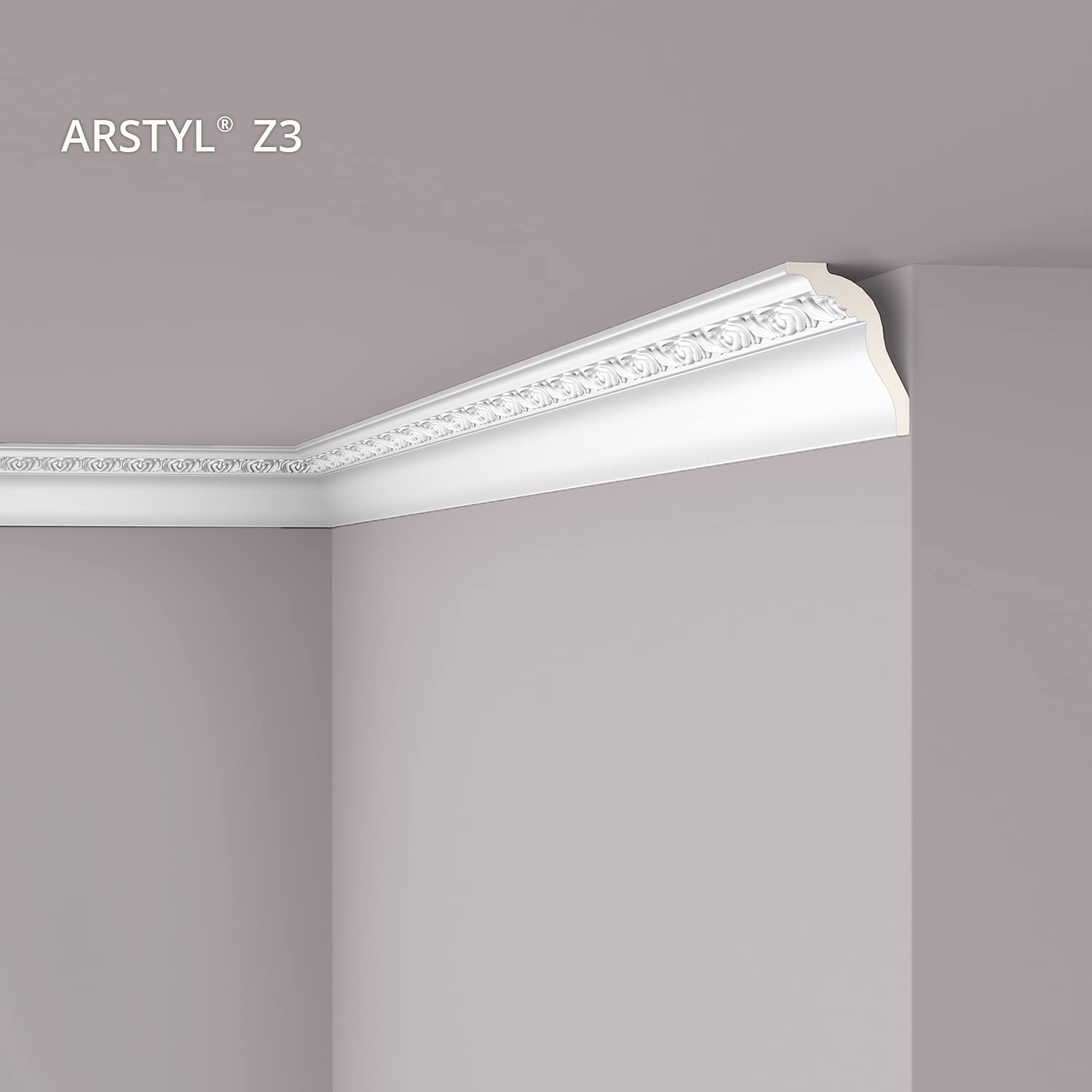 Z3 ARSTYL listwa sufitowa - 12 szt. (24 m) - 106 x 74 x 2000 mm - NOËL & MARQUET - marka NMC - poliuretan