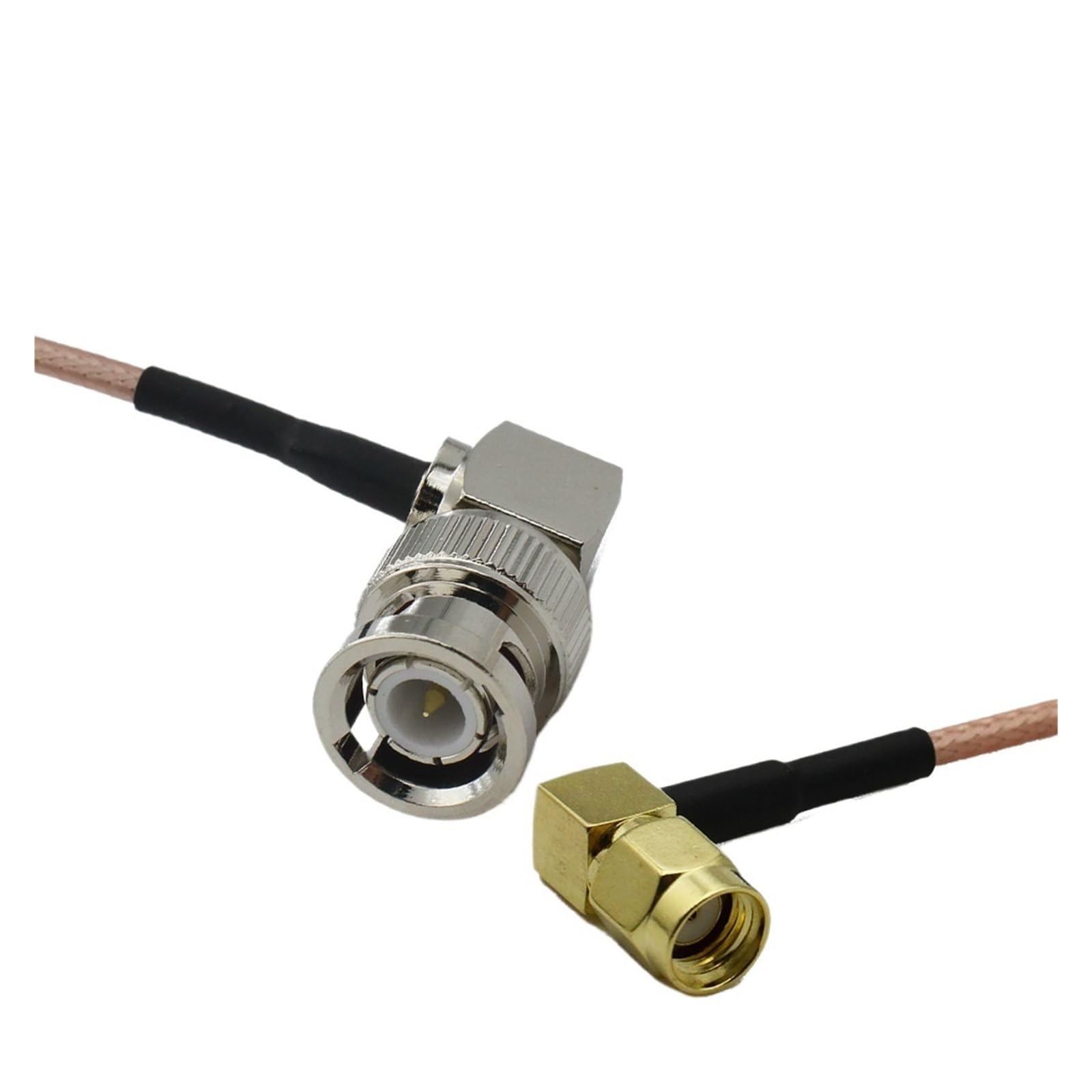 Cable coaxial de extensión de antena WiFi, conector BNC macho RG316 a conector SMA hembra, ángulo recto de 90°.(Type 2,300CM)