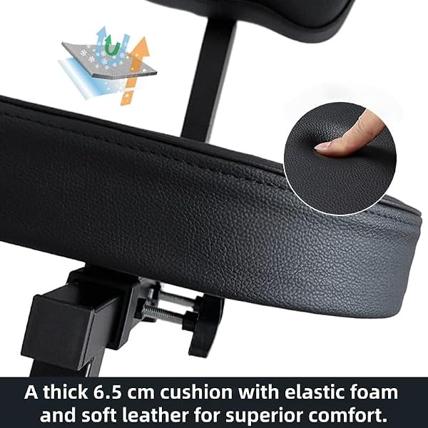 BlissKiss Adjustable Guitar Stool with Back Support - Professional Musician Throne with Instrument Hanger, Foldable Design for Stage & Studio, 33.9"-42.1" Height Range, Black by BlissKiss - Image 4