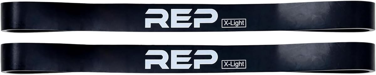 REP Fitness Short Resistance Bands for Strength and Conditioning. Multiple Resistance Levels Available from 5-230lbs. Sold as a Pair. 12" Length.